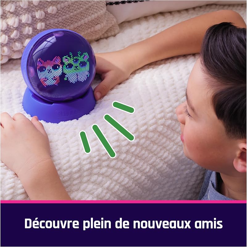 Boule Hamster - Mon Animal Interactif - Animal Digital Qui Réagit Au Toucher Et Aux Mouvements - Ecran Tactile avec 20 Animaux Interactifs - Sons Réactions Jeux - Jeu pour Enfant 5 et +