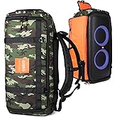 OUKNAK Speaker Bag Travel Case Replacement for JBL Party Box Series, Portable Speaker Carry Tote Bag Backpack for JBL Speaker (For JBL partybox 310 camouflage)