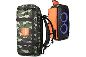 OUKNAK Speaker Bag Travel Case Replacement for JBL Party Box Series, Portable Speaker Carry Tote Bag Backpack for JBL Speaker (For JBL partybox 310 camouflage)