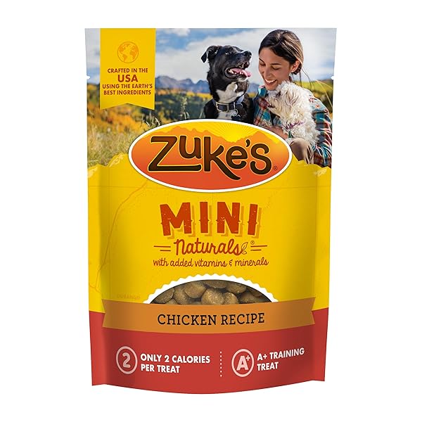 ZUKES, TREATS MINI NATURALS CHICKEN RECIPE, 6 OUNCE