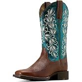 ARIAT Women's Round Up Holly Wide Square Toe Western Boot