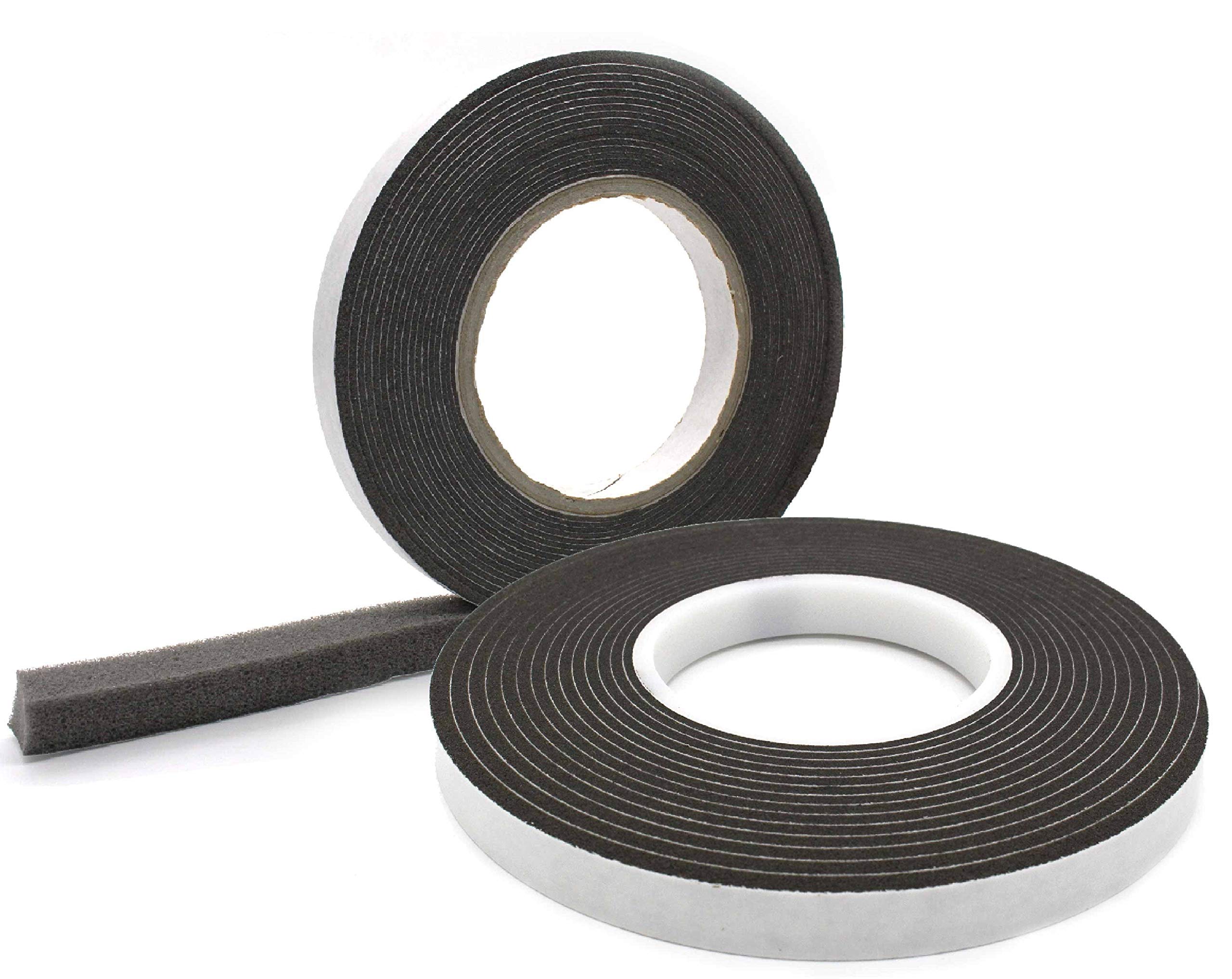 FD-Workstuff Compriband 40/8 Anthracite Self-Adhesive Sealing Tape 4.3m Long, 40mm Roll Width, 8-28mm Joint Width | Swelling Tape for Sealing
