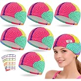 Janmercy Brain Hat for Teaching Human Anatomy Learning | Brain Anatomy Hat with Labels, Elastic Cap Design, Science Activity for Classroom Teaching, Biology and Human Body Learning