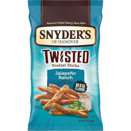 Snyder's of Hanover Twisted Jalapeño Ranch Flavored Pretzel Sticks
