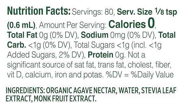 WHOLE EARTH STEVIA & MONK FRUIT LIQUID SWEETENER, ORIGINAL, 1.62 FL OZ (PACK OF 1)