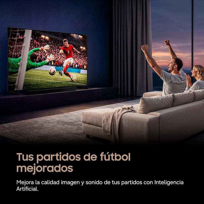 Smart TV Mini LED M73H 4K de 75 polegadas com Vision AI Companion, AI Football TV Plus Mode, Desporto, Cinema e Gaming
