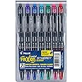 Pilot, FriXion Synergy Clicker Erasable, Refillable, Retractable Gel Ink Pens, Extra Fine Point 0.5 mm, Pack of 7, Assorted Colors