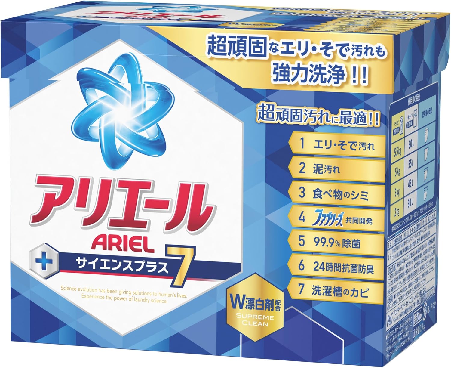 Amazon アリエール サイエンスプラス7 0 9kg アリエール ドラッグストア