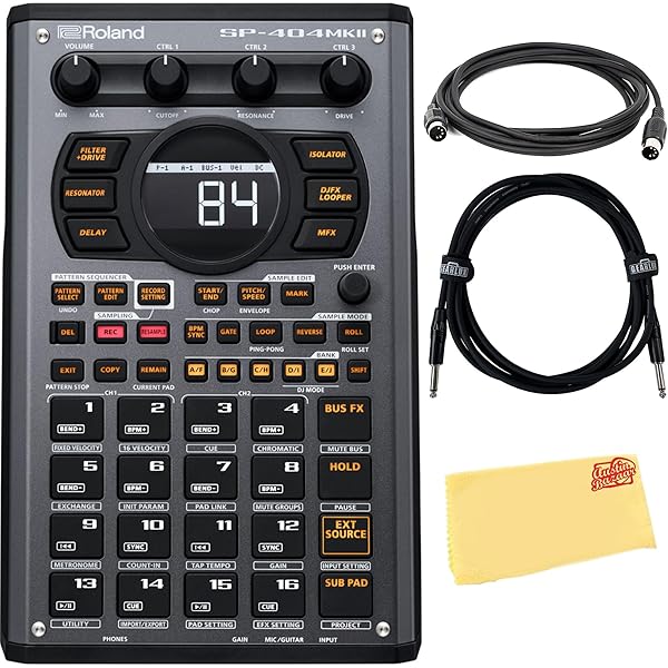 Roland SP-404 SX 本体 ケーブル付き Roland ローランド コンパクトサンプラー SP-404SX + SDカード
