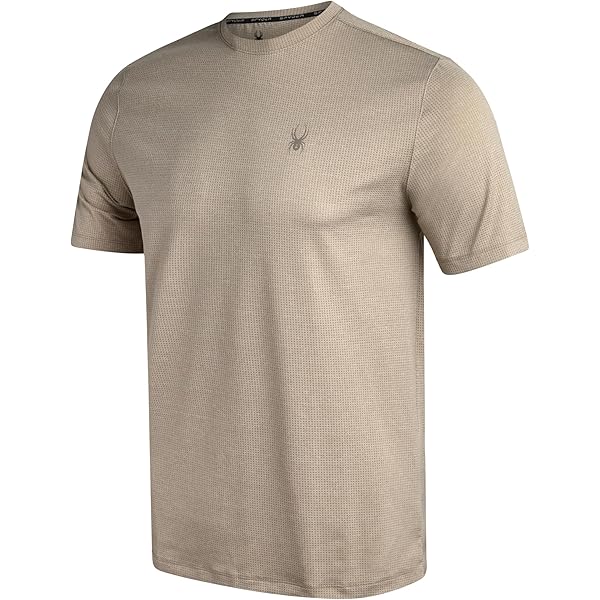 【SPYDER】 Men Monogram Short Sleeve T-Shirt /追跡付 Amazon.com: Spyder Men's Active Shirt - Fitted Short Sleeve