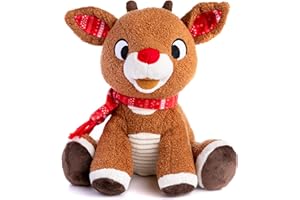 KIDS PREFERRED Rudolph the Red - Nosed Reindeer - Stuffed Animal Plush Toy 8 inches