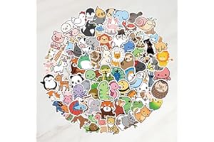 100PCS Cute Animal Stickers for Boys Girls Laptop Skateboard Classroom Prizes Stickers Bulk Pack