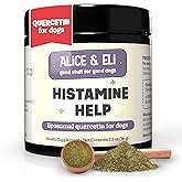 Alice & Eli Quercetin for Dogs - Liposomal Quercetin with Bromelain for Maximum Absorption - for Seasonal and Environmental Allergies - 30 Day Large Dog Supply