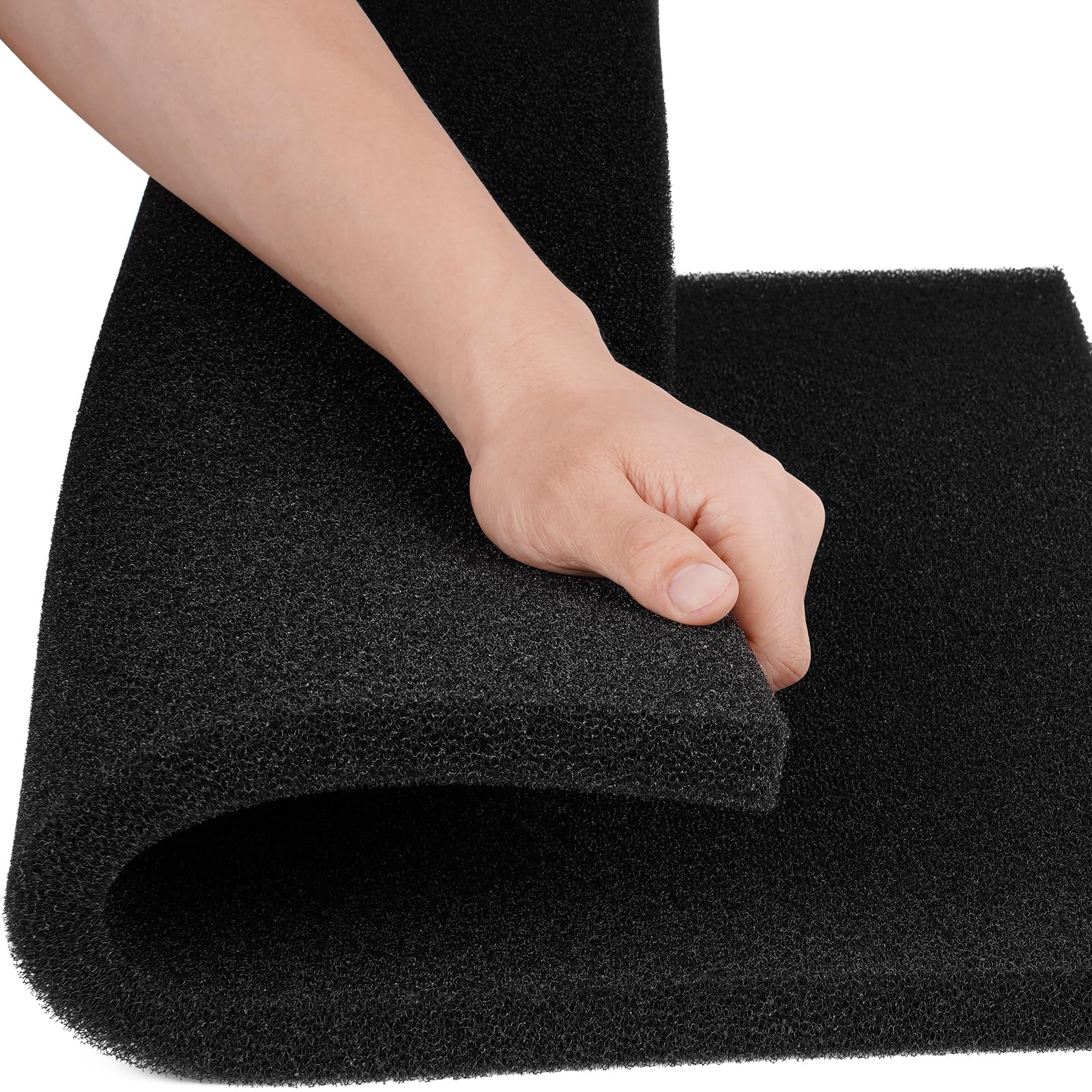 Photo 1 of Aquarium Filter Sponge Pad, Filter Media Foam Sponges, Filter Accessories for Fish Tanks and Ponds (18.5"x18.5"x0.8", 35PPI, 1 Pack)