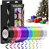 SZXFUWEI Curling Ribbon for Gift Wrapping: A 10-Color Pack of 1/5 Inch Decorative Ribbon for Valentine's Day Gift Decor & Romantic Presents and Party Balloons