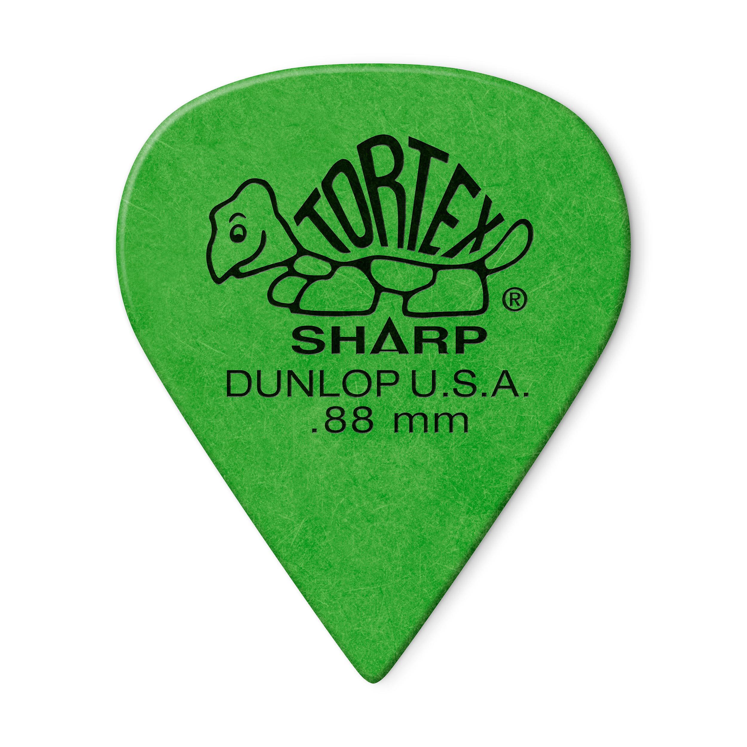 Jim Dunlop 412P.88 Tortex Sharp Player Pack (Pack of 12)
