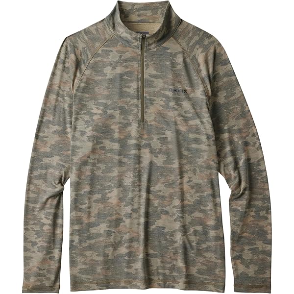 Orvis Sun Defense Quarter Zip Shirt for Men, Athletic Fit, UV