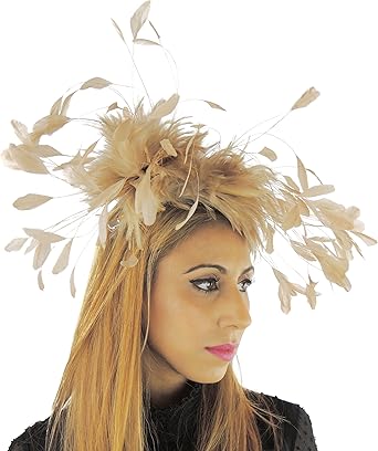 beige occasion hat