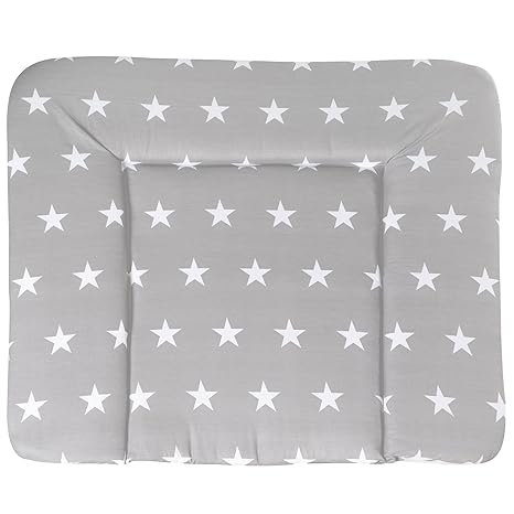 roba Wickelauflage 'Little Stars', weiche Wickelunterlage 85x75 cm, Baby Wickeltischauflage PU beschichtet