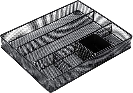 Designa Desk Drawer Organiser Tray Mesh Drawers Tidy Home Office