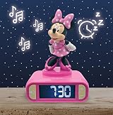 Lexibook Disney Minnie Nightlight Alarm Clock Pink view 6