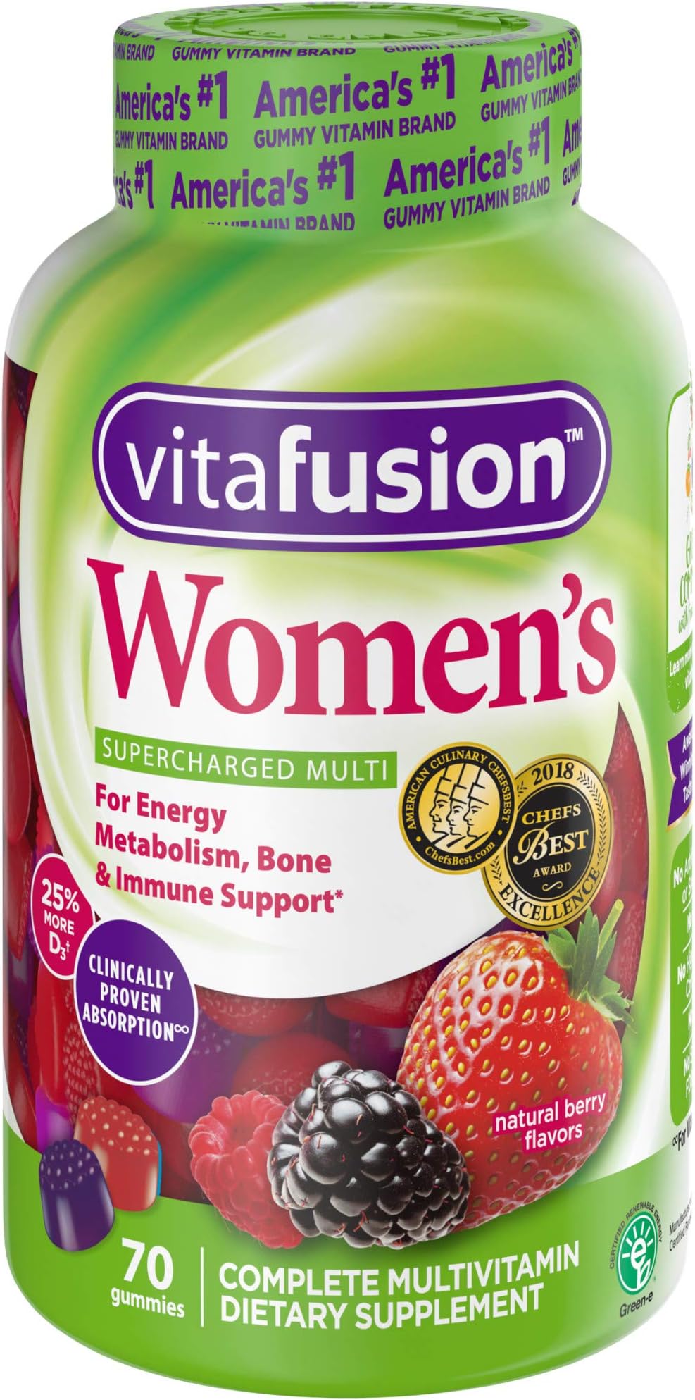 Vitafusion Women's Gummy Vitamins, 70 Count