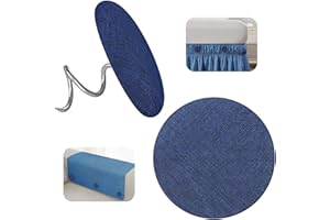 MIOULE 24 Pcs Upholstery Tacks Headliner Pins Fabric Covered Button Twist Pins for Sofa，Armchair Caddies, Armrest Covers,Bed Skirts, Slipcovers, Headliners Furniture（Dark Blue）