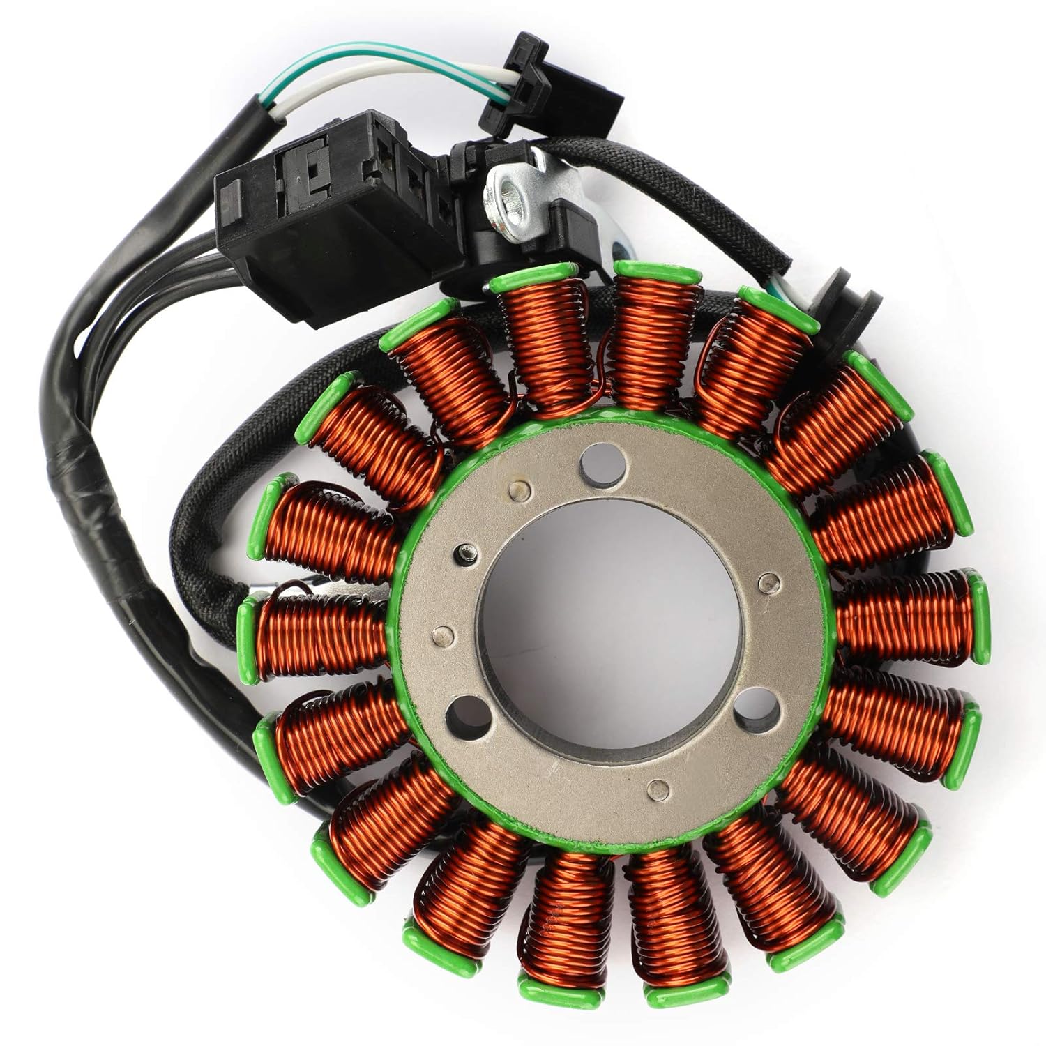 Areyourshop Generator Stator Coil 18 Poles for EX300 EX250 Ninja 13-17 ER250 ER300