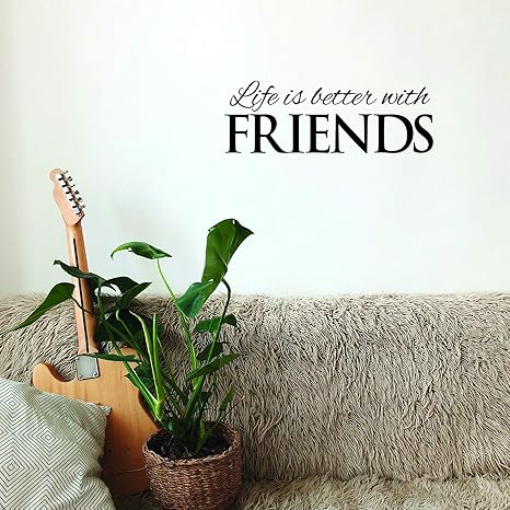 Home Decor Wall Decor Motivational Wall Decal Quote Inspirational Quotes Good Friends Are Like Stars Wall Decal Inspirational Decal Dining Room Wall Quote