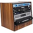 Sound Town DIY 8U Studio Rack with Furniture Grade Walnut Laminate (SDRK-8WN)