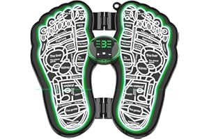 ROTSHA EMS Foot Massager Mat - Electric Feet Massager Pad Legs Circulation Sore Relief Acupressure Acupuncture Device Anti Fatigue Feet Relaxation Machine for Women Men