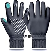 LOUXPERT Winter Gloves for Women and Men: Water Resistant Thermal Gloves for Running, Hiking, Cold Weather Touchscreen Gloves for Snow, Outdoor Work