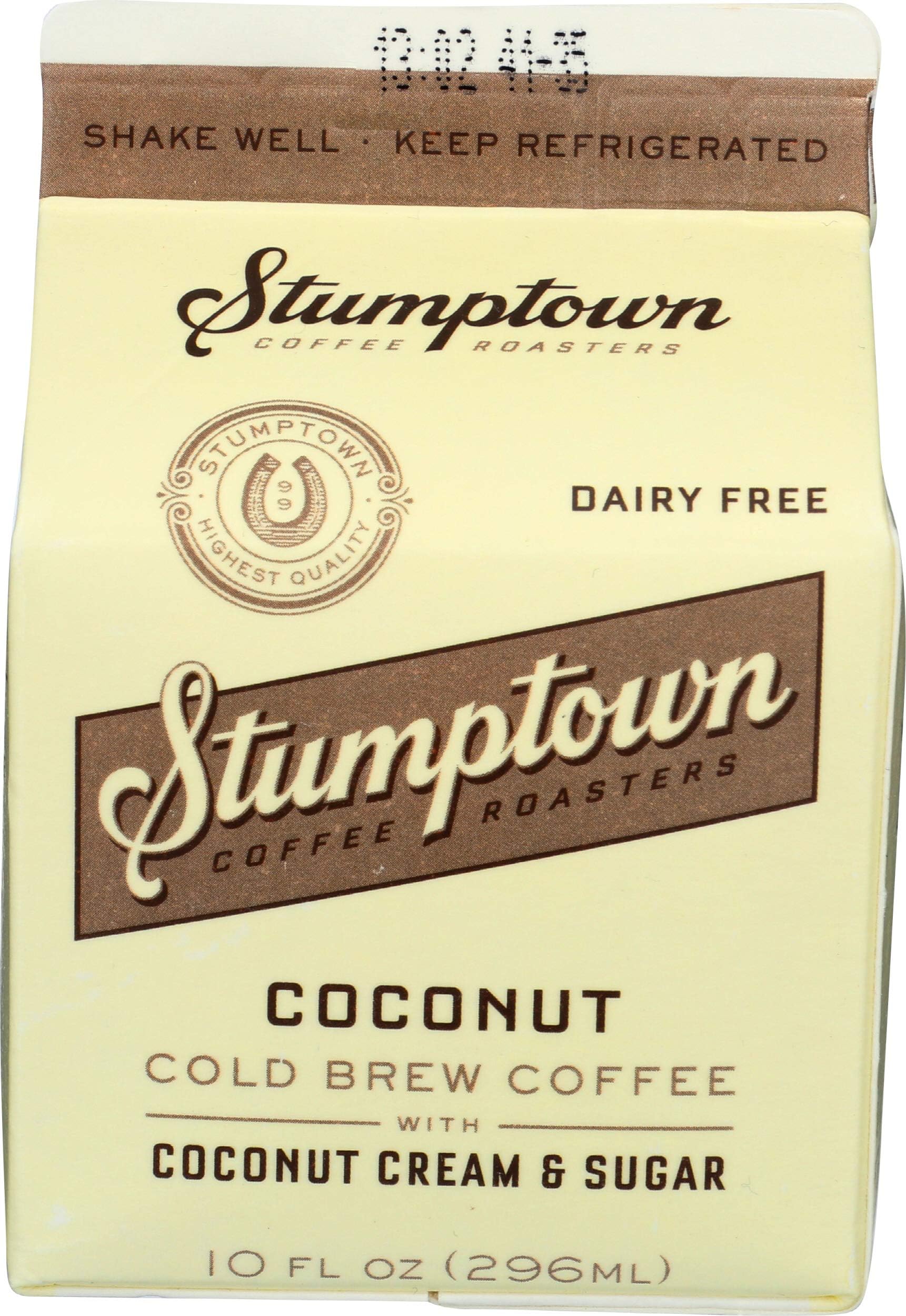 Stumptown Coffee Roasters Cold Brew Coffee With Coconut Cream, 10 Oz