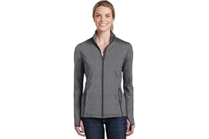 SPORT-TEK Sport Tek Women's Contrast Full-Zip Jacket