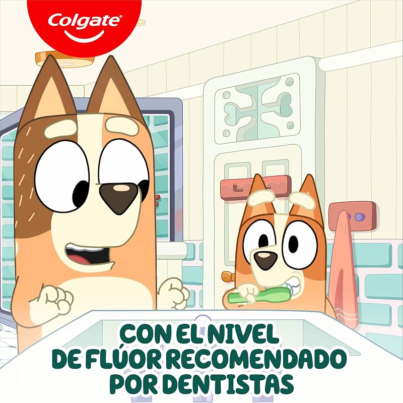 Kids Bluey, Pasta Dientes Infantil Fresa 0-5 Años, 12x50 ml