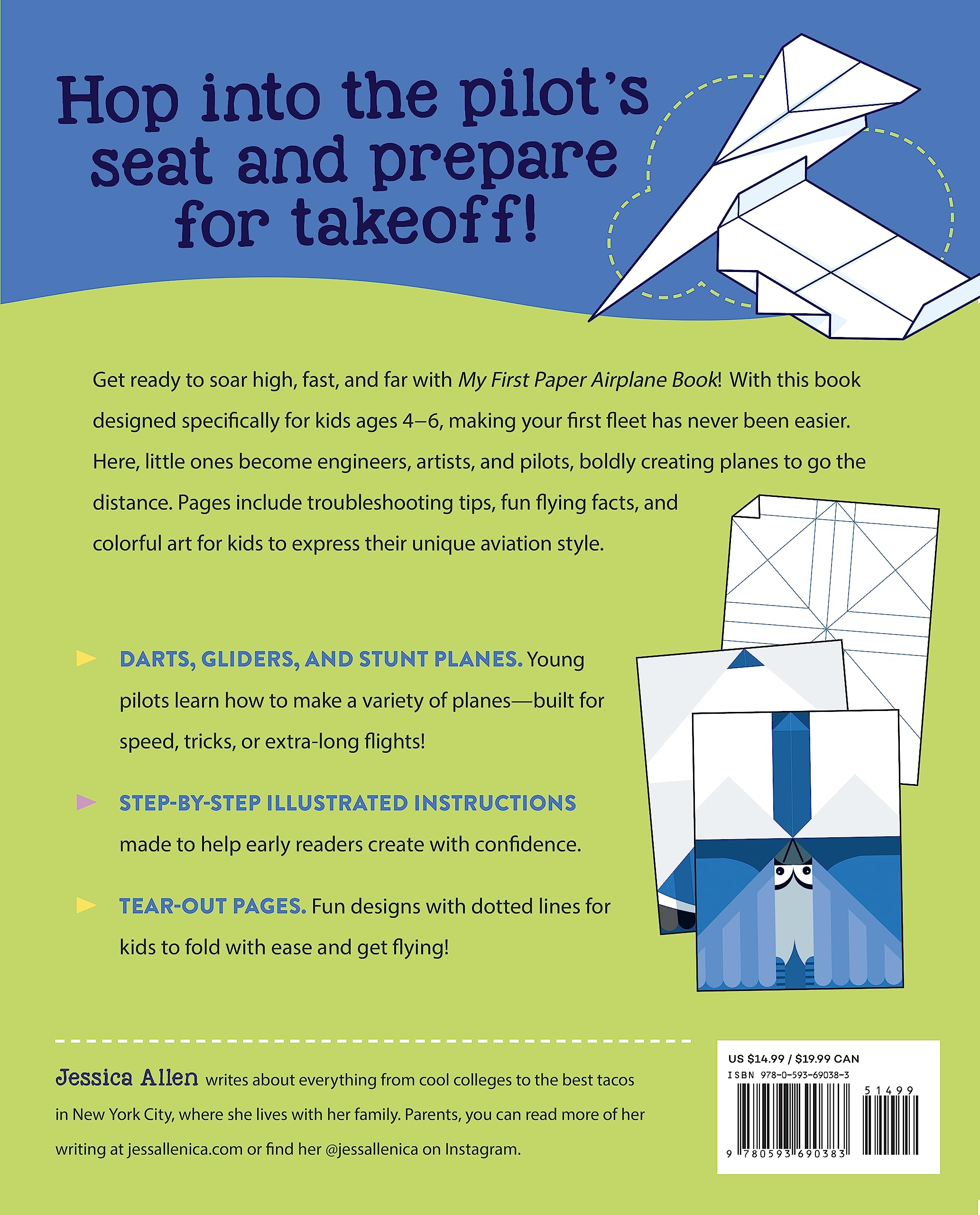 My First Paper Airplane Book: Fun Designs and Easy Tear-Out Pages for Kids! My First Paper Airplane Book: Fun Designs and Easy Tear-Out Pages for Kids! Paperback