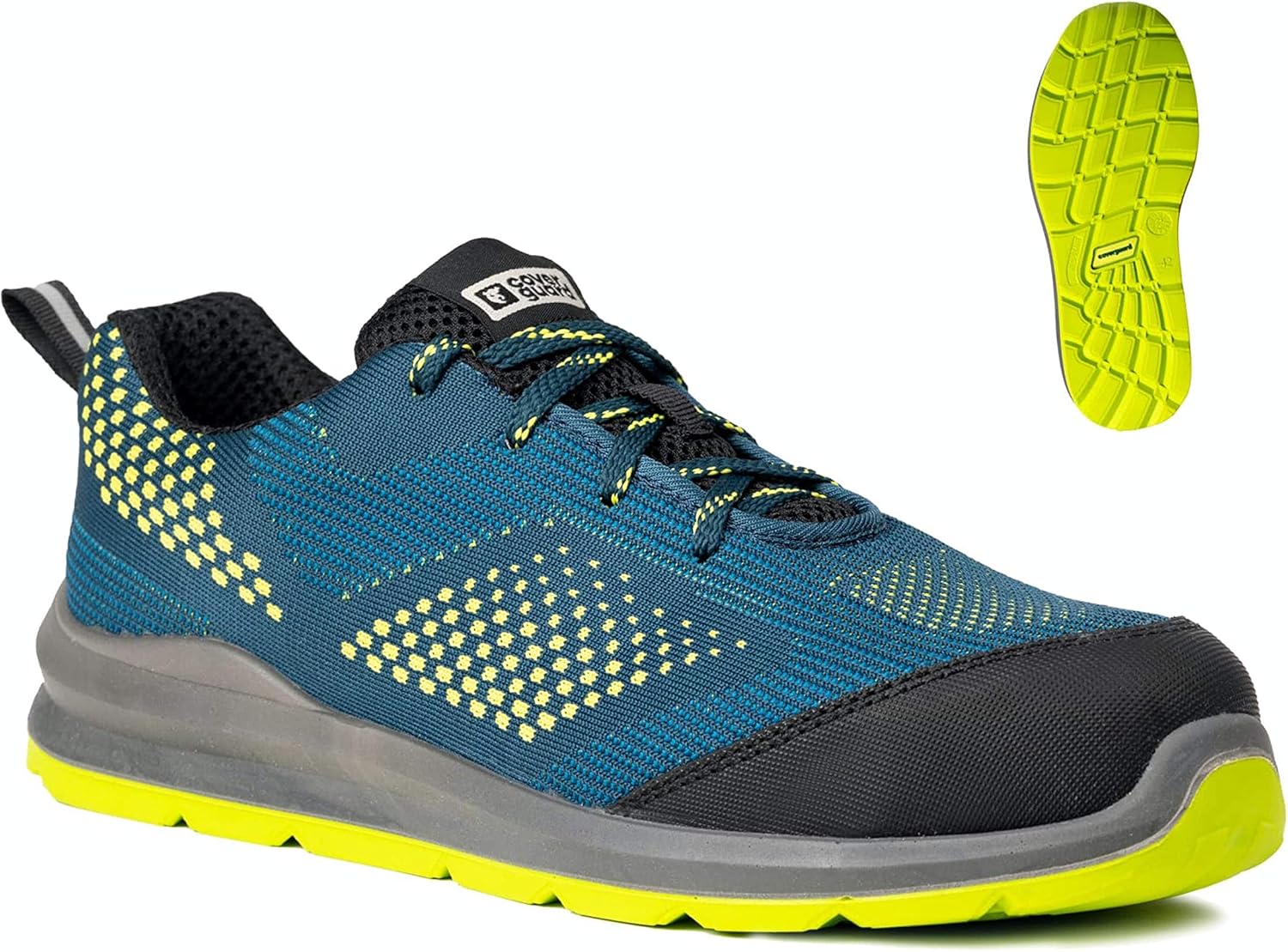 Coverguard Lightweight and Breathable Work Shoes. Safety Shoes Millerite Blue for Craft Coverguard Lightweight and Breathable Work Shoes. Safety Shoes Millerite Blue for Craft