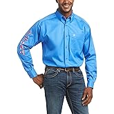 Ariat Mens Team Logo Twill Classic Fit Shirt