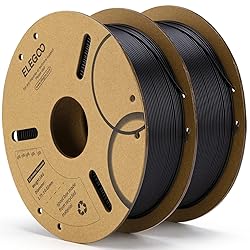 ELEGOO PLA Filament 1.75mm Black 2KG, 3D Printer