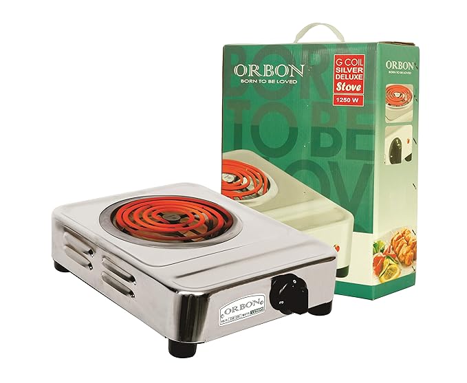 ORBON Bangalore Heavy Duty 1250 Watts Electric Coil Cooking Stove