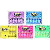 Easter Marshmallow Chicks Peeps Variety Pack 50 Ct, 5 Pack