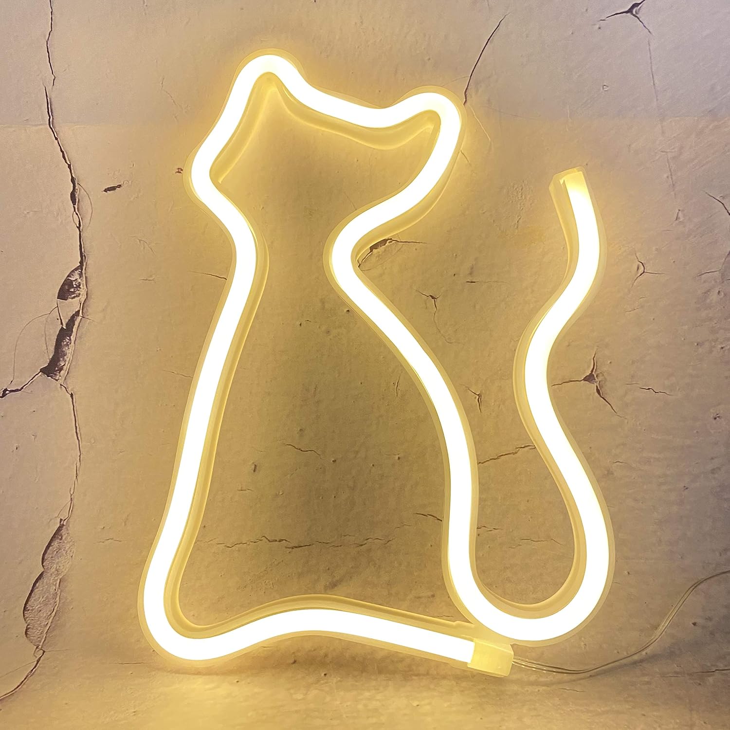 Neon Light Cat Shaped Neon Sign LED Night Lamp for Home Bedroom Wall Decoration Party Supplies - Image 5