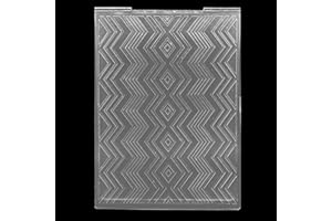 HIENAJ Diamond Stripe Background Embossing Folders for Card Making Scrapbooking & Stamping Supplies Card Making Supplies and Other Paper Crafts FD3