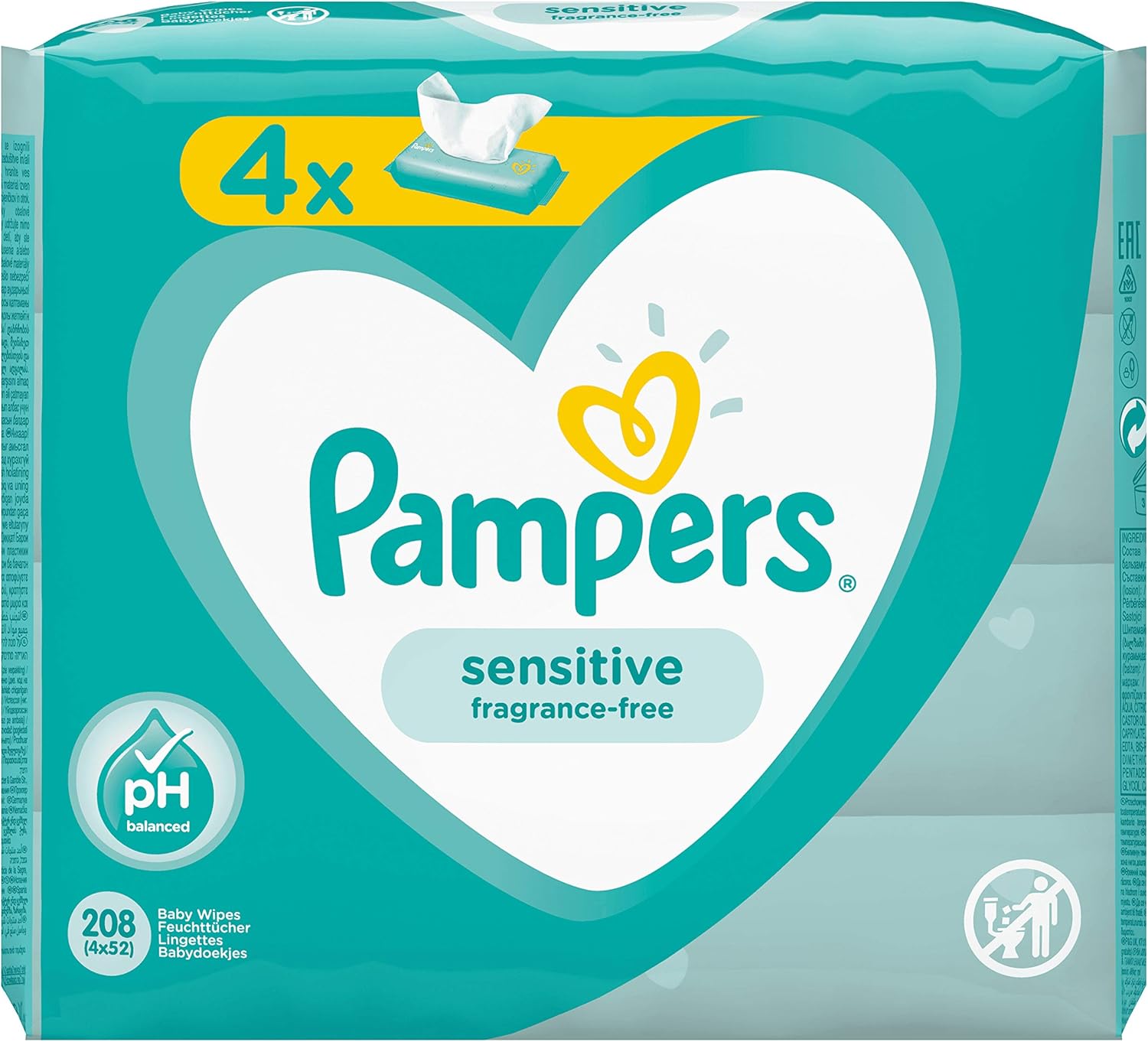 Unisex Sensitive Toallitas Humedas Para Bebe Pampers Bebe Orinales Y Taburetes Kaffeguiden Dk