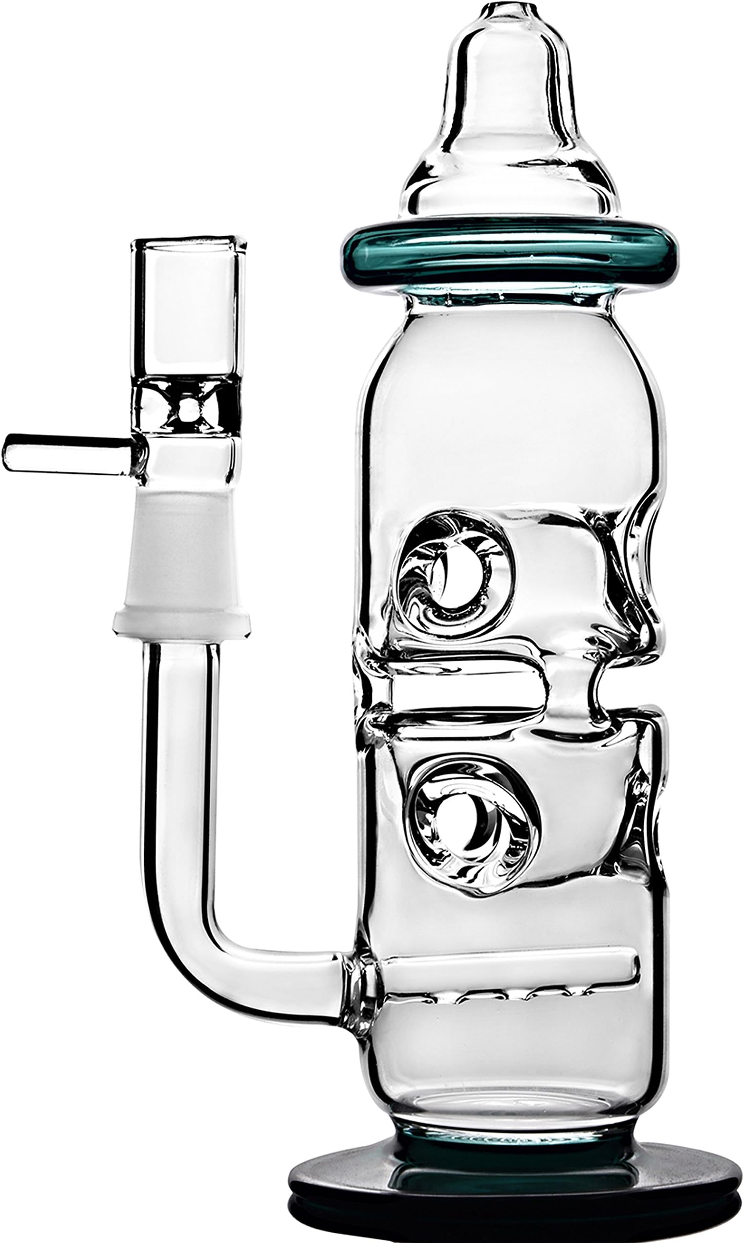 Baby Bottle Design Percolator Bong with Hole