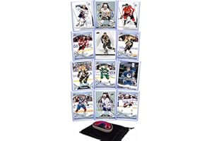 G.O.A.T CHASER Hockey Cards: Connor McDavid, Jack Hughes, Brad Marchand, Sidney Crosby, David Pastrnak, Patrice Bergeron, Alexander Ovechkin, Kirill Kaprizov, Quinn Hughes, Nathan MacKinnon, Auston Matthews, Leon Draisaitl (12) Assorted Cards Gift Pack