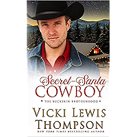 Secret-Santa Cowboy (The Buckskin Brotherhood Book 6) book cover Secret-Santa Cowboy (The Buckskin Brotherhood Book 6) book cover