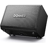 Donner MT-1 Portable PA System, 300W Wireless BT Speaker Sound Amplifier, 4-6h Outdoor Use, with Two 2.5" Trebles, 8" Woofer,