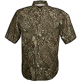 Tiger Hill Men's Camouflage Fishing Shirt Short Sleeves