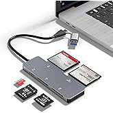 CFast Card Reader, USB 3.0 USB C CFast 2.0 Card Reader, 5Gbps Aluminum CFast Memory Card Adapter for SanDisk, Lexar, Transcen